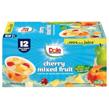 Dole Cherry Mixed Fruit in 100% Juice - 12 Pack