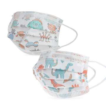 Dr. Talbot's Fun Face Masks for Boys 2-5 Years 10-Pack