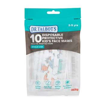 Dr. Talbot's Fun Face Masks for Boys 2-5 Years 10-Pack