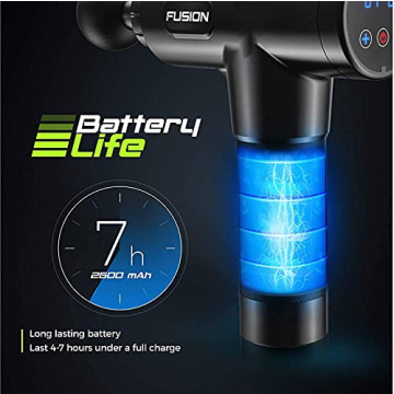 Fusion Black Pro Muscle Massage Gun for Pain Relief