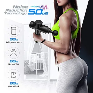 Fusion Black Pro Muscle Massage Gun for Pain Relief