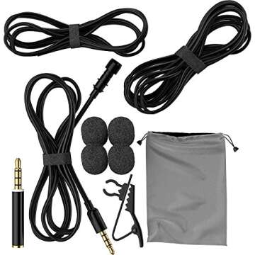RockDaMic Lavalier Microphone for Professional Audio Recording