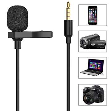 RockDaMic Lavalier Microphone for Professional Audio Recording