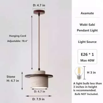 Stylish Wabi Sabi Pendant Lights for Home Decor