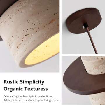 Stylish Wabi Sabi Pendant Lights for Home Decor