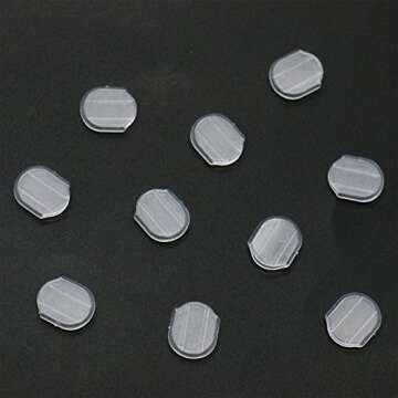 Gonioa Earring Pads - 30PCS Silicone Cushions for Clip On