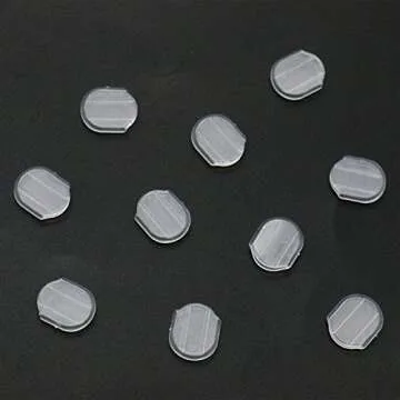 Gonioa Earring Pads - 30PCS Silicone Cushions for Clip On