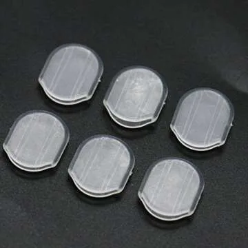 Gonioa Earring Pads - 30PCS Silicone Cushions for Clip On