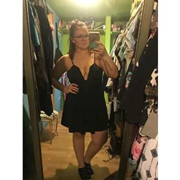 TOB Women's Sexy Pleated Sleeveless Mini Club Dress