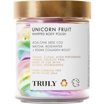 Truly Beauty Unicorn Fruit Whipped Body Polish- Whipped Body polish for Women - Body Scrub That Help...