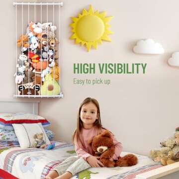 Space-Saving Stuffed Animal Storage for Kids' Rooms