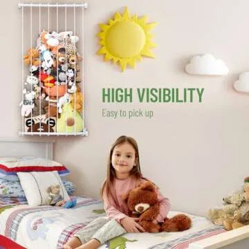 Space-Saving Stuffed Animal Storage for Kids' Rooms