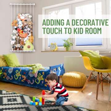 Space-Saving Stuffed Animal Storage for Kids' Rooms