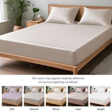 LINENWALAS Bamboo Fitted Sheet - King Size Ultimate Comfort