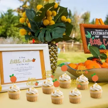 Adorable Little Cutie Cupcake Toppers for Baby Showers