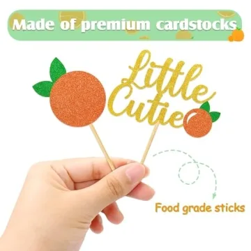 Adorable Little Cutie Cupcake Toppers for Baby Showers