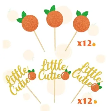 Adorable Little Cutie Cupcake Toppers for Baby Showers