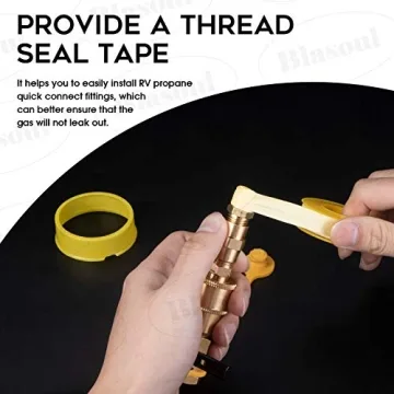 Blasoul 1/4" Quick Connect Hose Adapter for RV & Grills