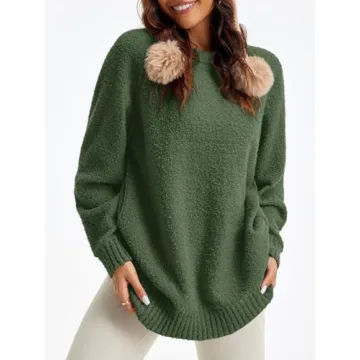 Saodimallsu Women's Oversized Sweater - Fall Casual Chic