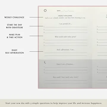 Gratitude Journal for Positivity Mindfulness & Self Care