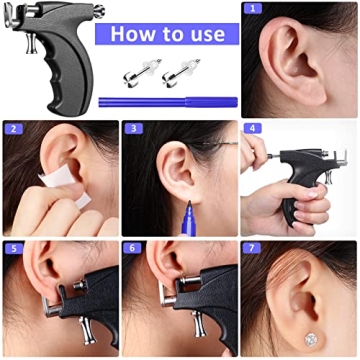 Chumia Ear Piercing Gun Kit - Safe At-Home Tool Set