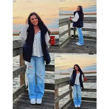 Stylish Xiaoxuemeng Women's Puffer Vest for Cold Days