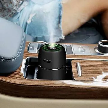 Lion Palace USB Mini Humidifier with LED Light for All