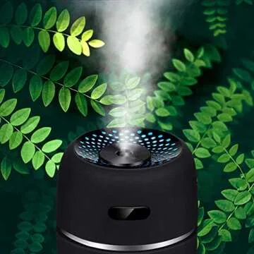 Lion Palace USB Mini Humidifier with LED Light for All