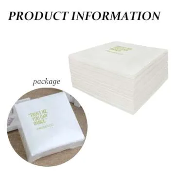 VOWFOO Funny Prosecco Cocktail Napkins for Parties