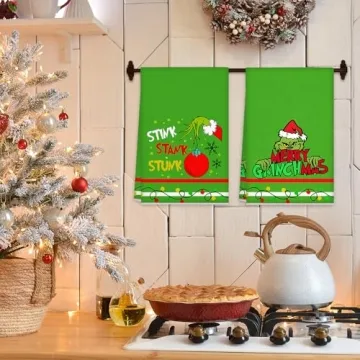 Christmas Kitchen Towels Set - Super Absorbent and Stylish