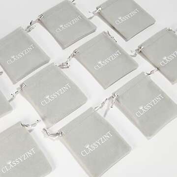 CLASSYZINT Shiny Gold Clip On Earring For Women 2pcs Oval Brass Dome Drop Earrings Geometric Statement Dangle Earrings