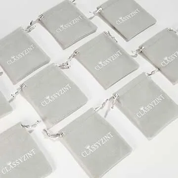 CLASSYZINT Shiny Gold Clip On Earring For Women 2pcs Oval Brass Dome Drop Earrings Geometric Statement Dangle Earrings