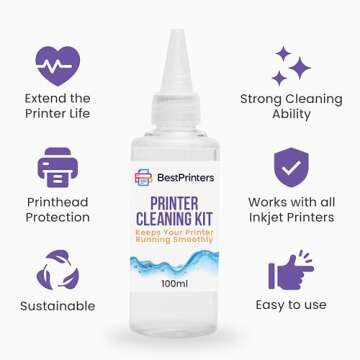 Best Printer Cleaning Kit for Epson, HP | Brother Inkjet Printhead Cleaning Kit | Inkjet Printer Hea...
