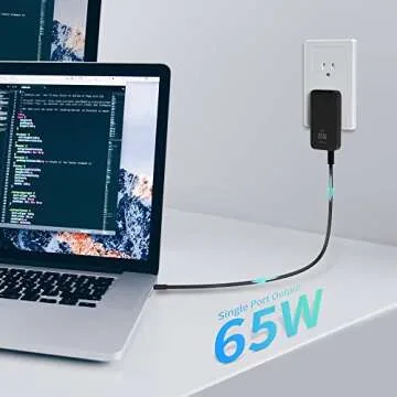 RUIDUN 65W GaN USB C Charger for Quick Charging