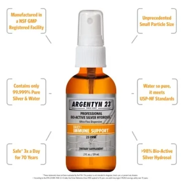 Argentyn 23 Colloidal Silver Hydrosol for Immune Health