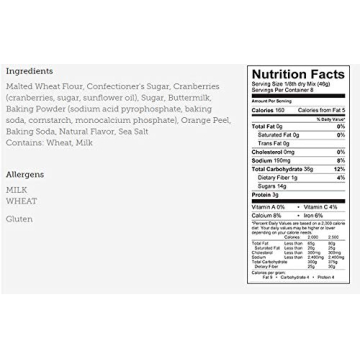 Stonewall Kitchen Orange Cranberry Scone Mix, Gourmet Baking