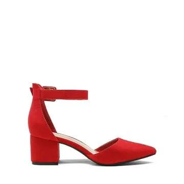 Stylish DREAM PAIRS Womens Low Heel Pump Shoes