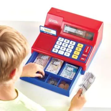 Kids Cash Register with Calculator for Learning Fun