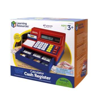 Kids Cash Register with Calculator for Learning Fun