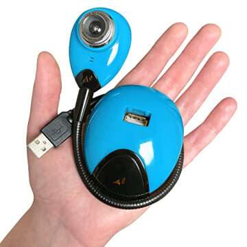 HUE Animation Studio: Complete Stop Motion Kit (Camera, Software, Book) for Windows/macOS (Blue) with Carry Case