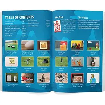 HUE Animation Studio: Complete Stop Motion Kit (Camera, Software, Book) for Windows/macOS (Blue) with Carry Case