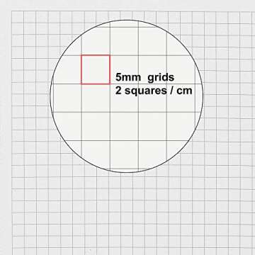 HULYTRAAT Hardcover Graph Ruled Spiral Notebook, 5.8 x 8.3 Inches A5, Transparent, 160-Page 80-Sheet Square Grid Journal (AWPPS1)