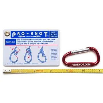 Knot Tying Kit | Pro-Knot Rope Cards with Practice Cords