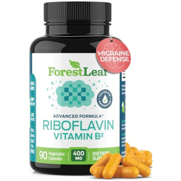ForestLeaf Riboflavin 400mg - Energy & Cell Health Booster