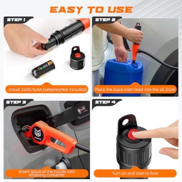 Portable Fuel Transfer Pump for Efficient Fuel Movement