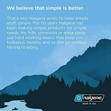 Sustainable Nalgene Tritan Bottle - 16 oz Leak-Proof Design