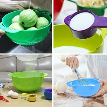 Vibrant MiHerom Nesting Mixing Bowls Set for Kitchen