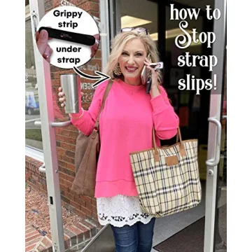 Purse Gummy Non-Slip Grip Strips for Handbags