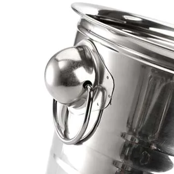 ZENFUN 2 Pack 3 Quart Ice Bucket with Handles, Beverage Tub with Handles, Galvanized Metal Ice Bucket, Drink and Wine Chiller for Bar, Party, BBQ, Great for Indoor and Outdoor Use