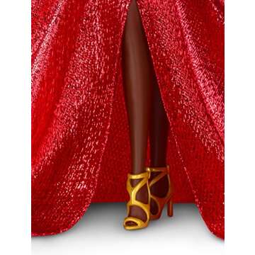 Barbie 2018 Holiday Doll with Red Gown & Accessories